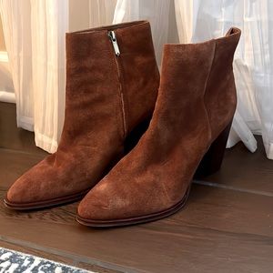 Sam Edelman Blake suede ankle boots cinnamon size 9.5